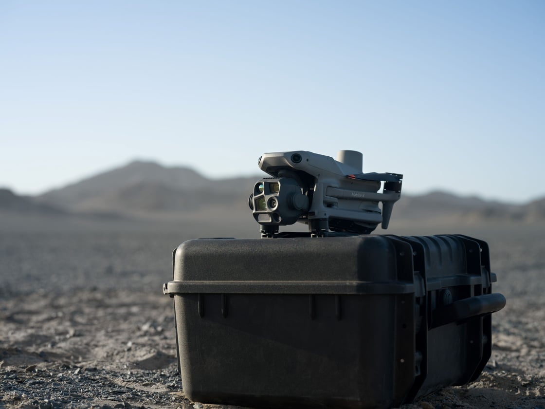 DJI M4 on case